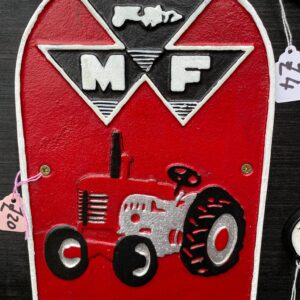 Massey Ferguson Tractor Cast Iron Plaque