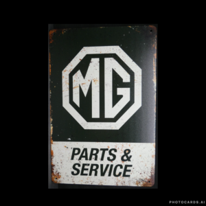 SC144 MG Parts and Service Sign