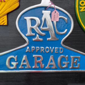 RAC Approved Garage Aluminium Sign