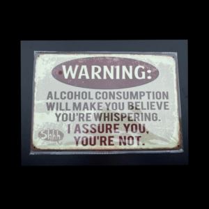SC166 Warning Alcohol Consumption Sign