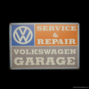 SC180 VW Service and Repair Sign