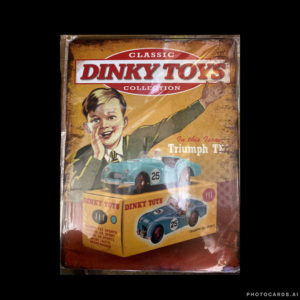 SC102 Large Dinky Toys Boy Tin Sign