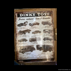 SC103 Dinky Toys Large Tin Sign