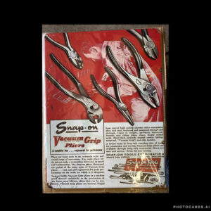 Large Snap On Pliers Large Tin Sign SC105