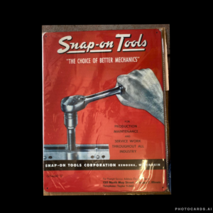 SC107 Large Snap On Fist/Tool Tin Sign