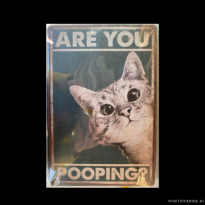 SC240 Are You Pooping Tin Sign
