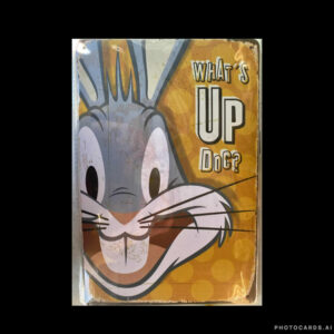 bugs bunny tin sign