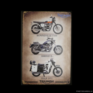 SC286 Triumph x3 Tin Sign