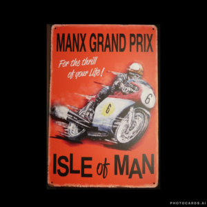 SC287 Manx Isle of Man Tin Sign