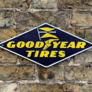 Goodyear Tyres Cast Iron Plaque