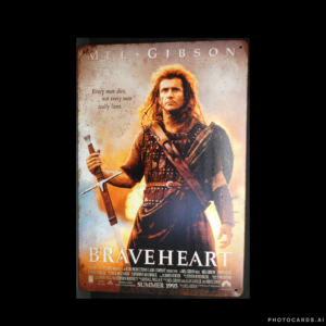 SC303 Braveheart Tin Sign