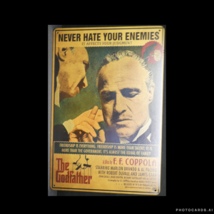 SC312 Godfather Tin sign
