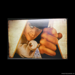 SC323 Clockwork Orange Tin Sign