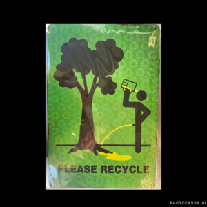 SC340 Please Recycle Tin Sign