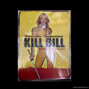 SC361 Kill Bill Large Tin Sign