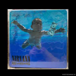Nirvana Square Tin Sign