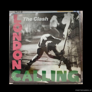 The Clash London Calling Square Tin Sign