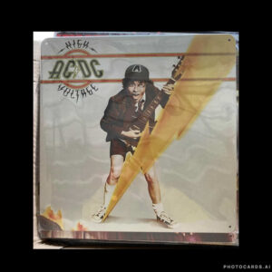 AC/DC Square Tin Sign