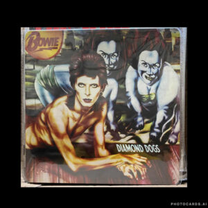David Bowie Diamond Dogs Square Tin Sign