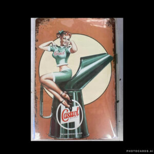 Castrol Tin Sign