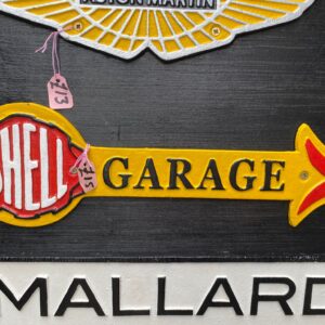 Shell Garage Arrow Cast Iron Sign