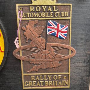 Royal Automobile Club Cast Iron Plate