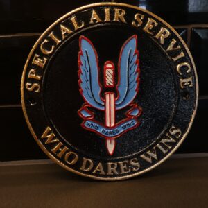 SAS Special Air Force Cast Iron Plaque