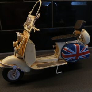 retro scooter tin model